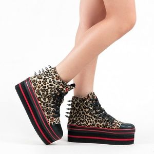 Bundle YRU Elevation Leopard Platform Sneakers